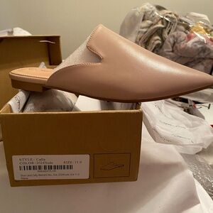 Women's Shoeland Nude Mules size 11